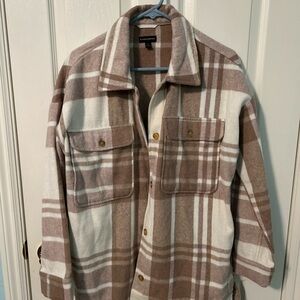 Banana Republic plaid shacket